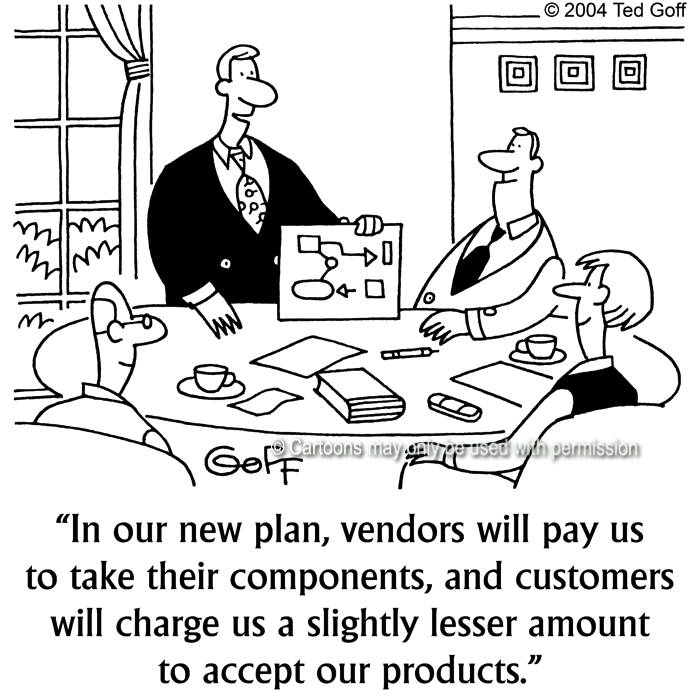 Cartoon about management