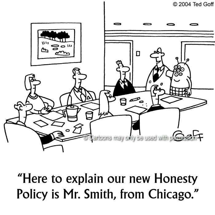 Cartoon about management