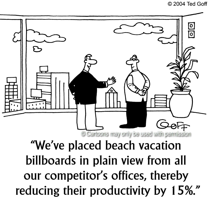 Cartoon about management