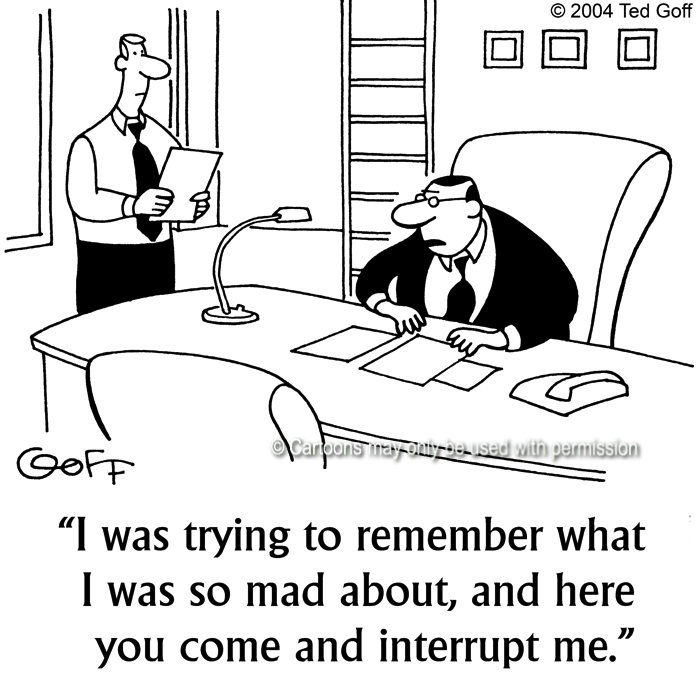 Cartoon about office