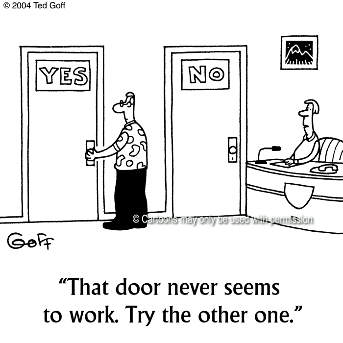Cartoon about management