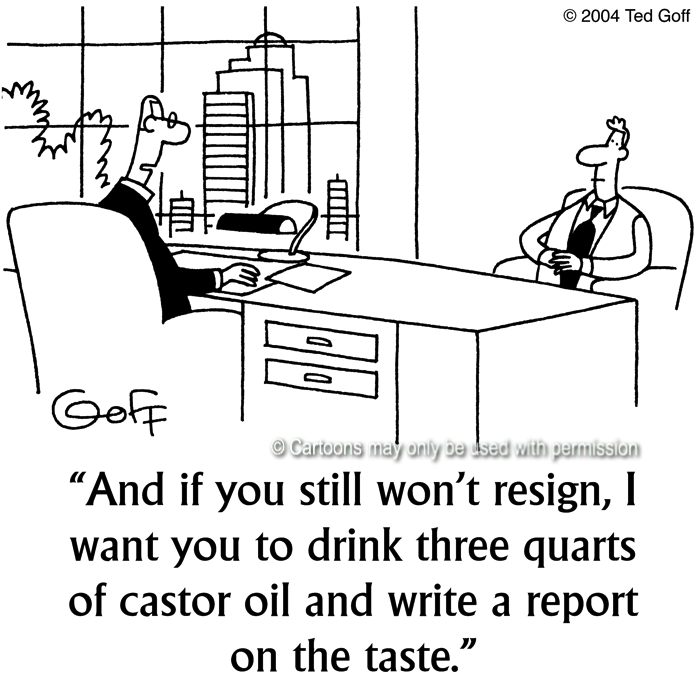 Cartoon about management