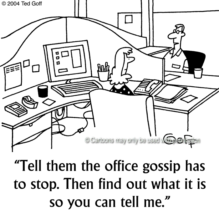 Cartoon about office