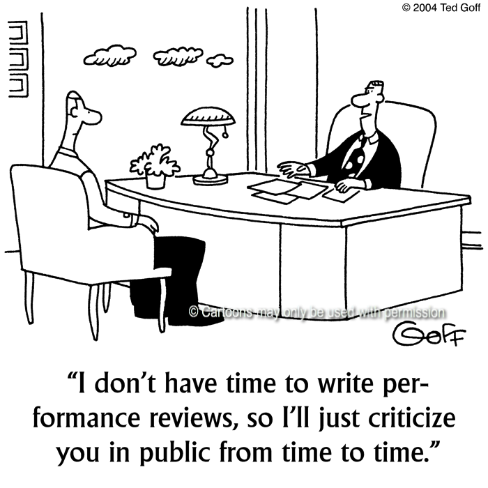 Cartoon about management