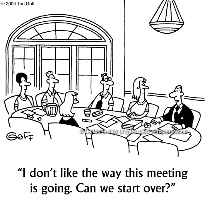 Cartoon about management