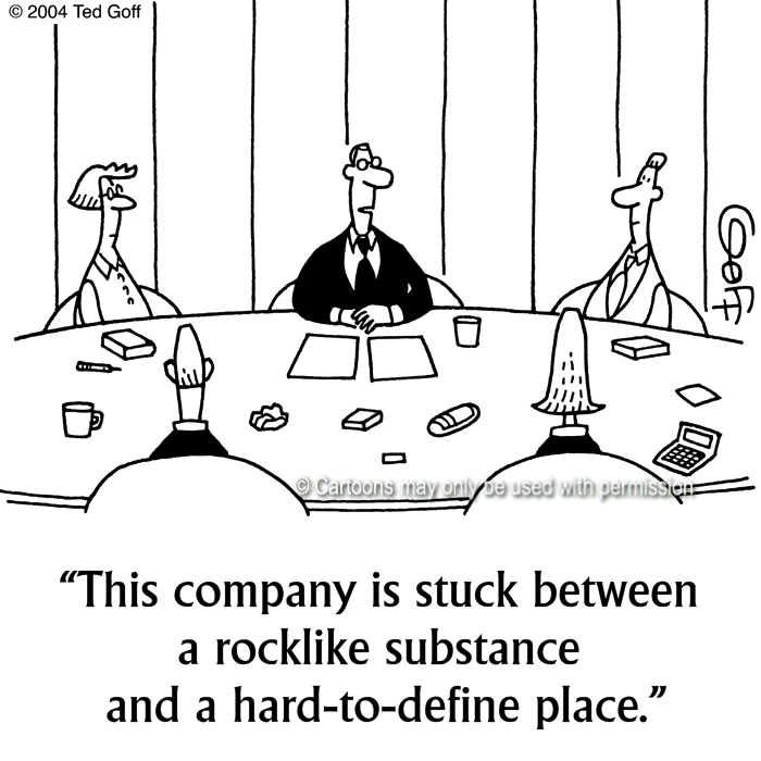 Cartoon about management