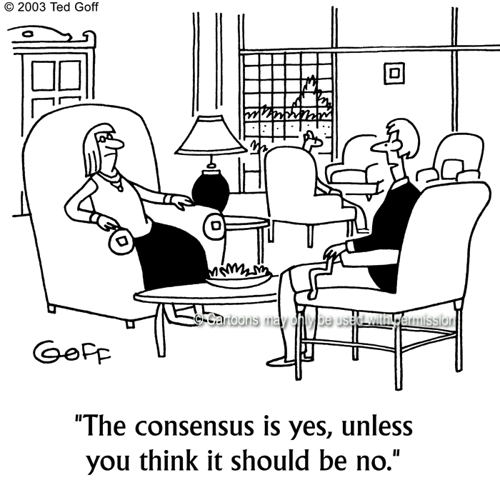 Cartoon about management