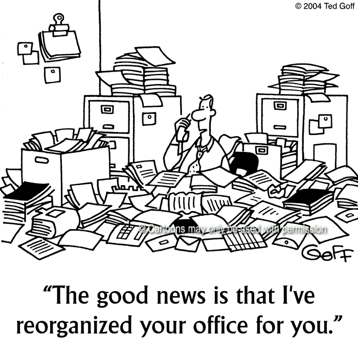 Cartoon about office