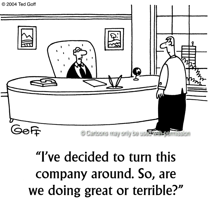 Cartoon about management