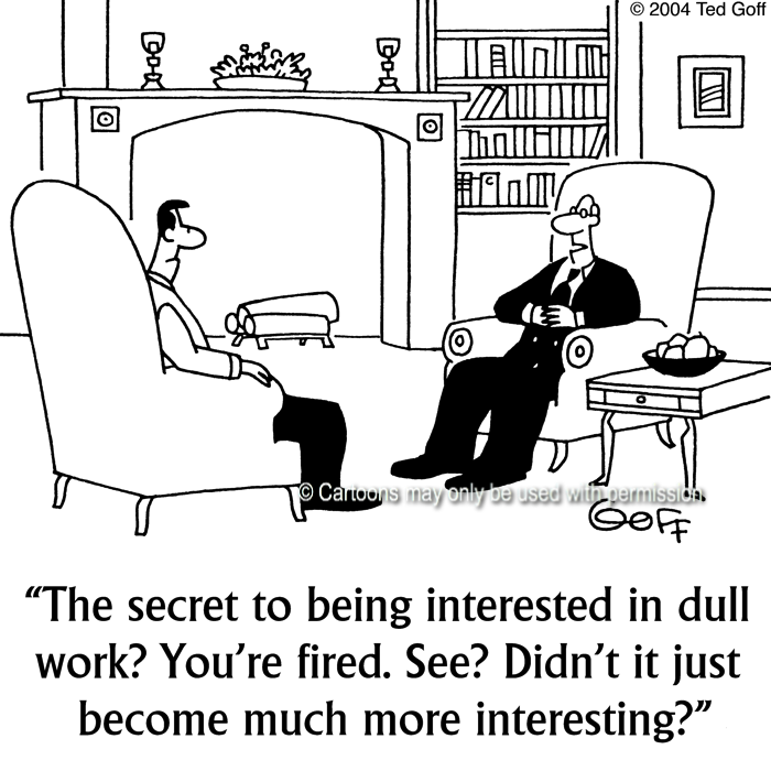 Cartoon about management