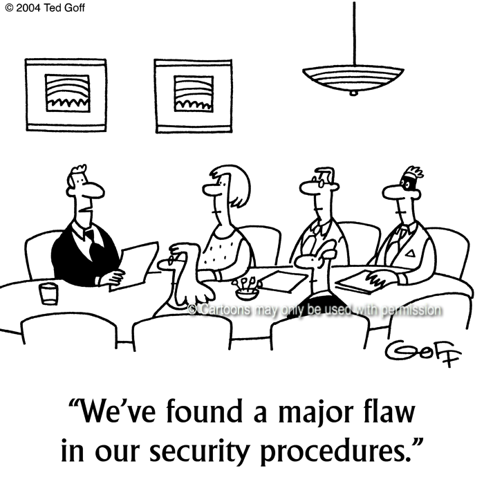 Cartoon about computer
