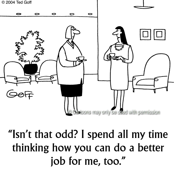 Cartoon about management