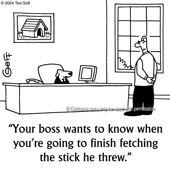 Cartoon about office