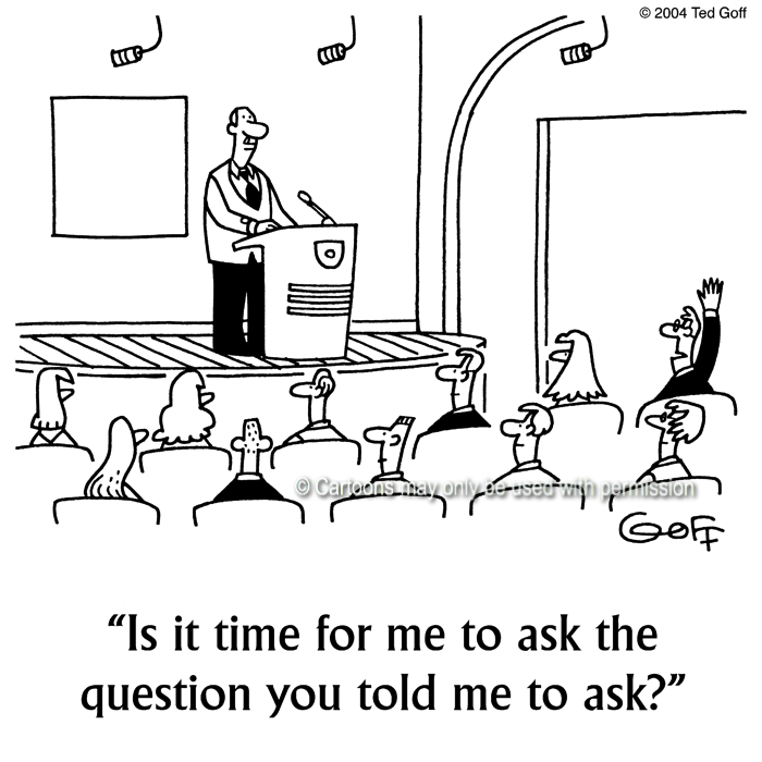 Cartoon about management