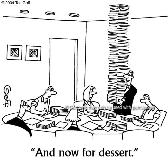 Cartoon about office