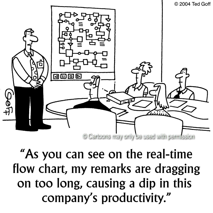 Cartoon about computer