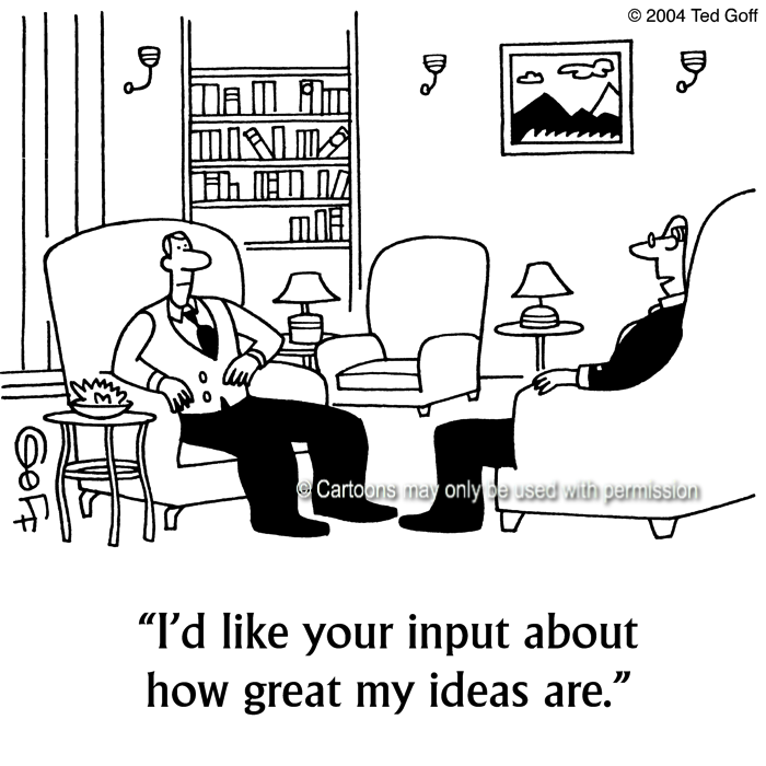 Cartoon about management