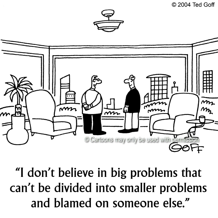 Cartoon about management