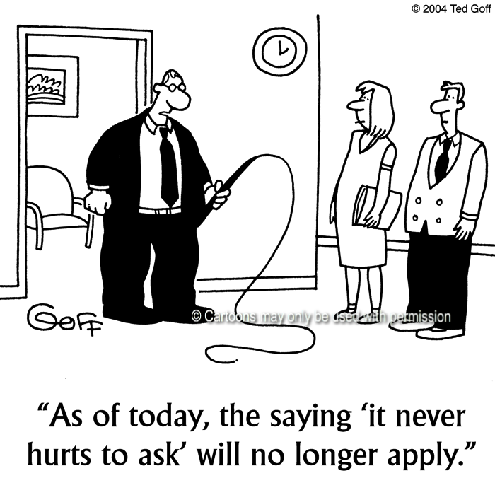 Cartoon about management