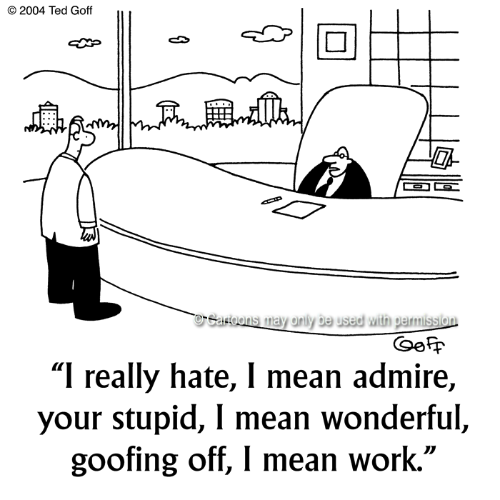 Cartoon about management