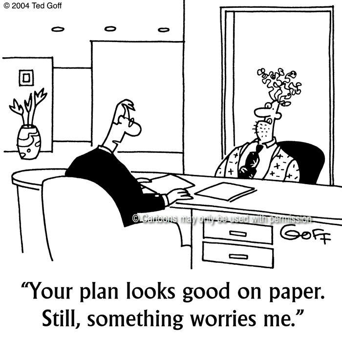 Cartoon about management