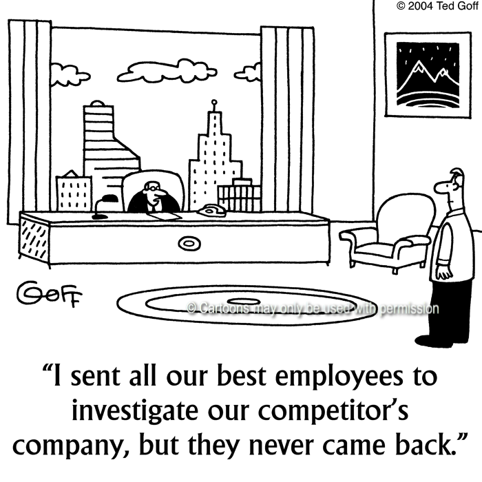 Cartoon about management