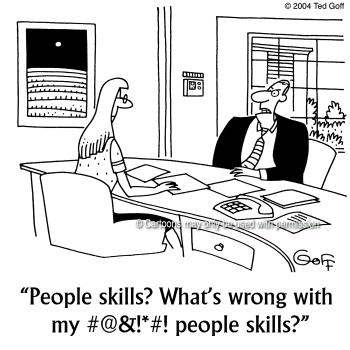 Cartoon about office