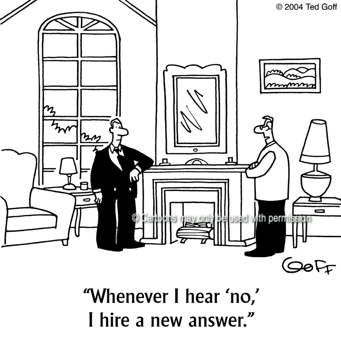 Cartoon about management