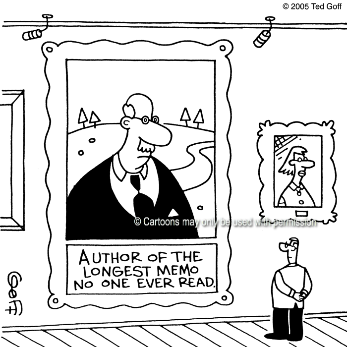 Cartoon about office