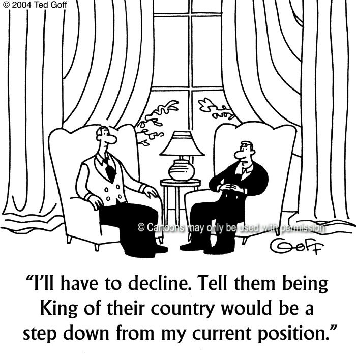 Cartoon about management