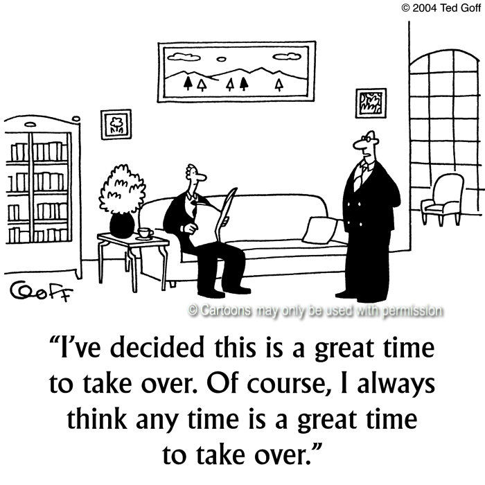 Cartoon about management