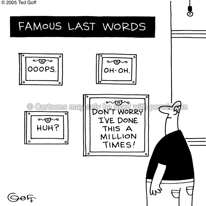 Cartoon about safety