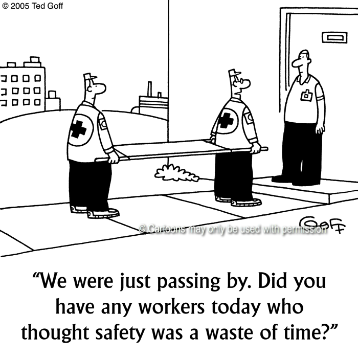 Cartoon about safety