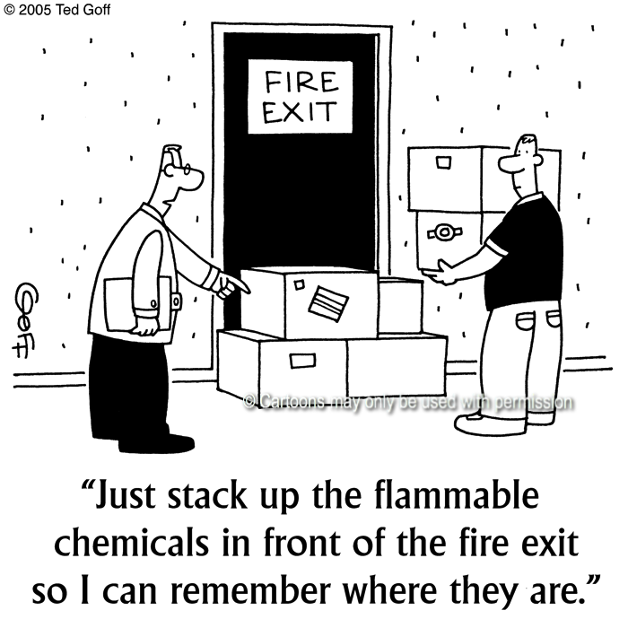 Cartoon about safety