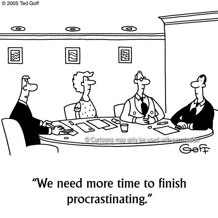 Cartoon about management
