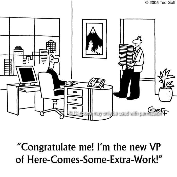 Cartoon about management
