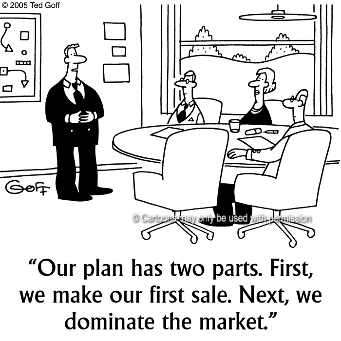 Cartoon about management