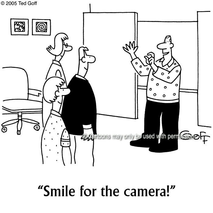 Cartoon about computer