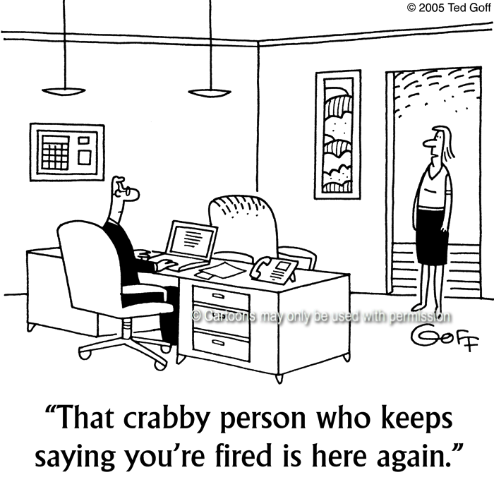 Cartoon about office