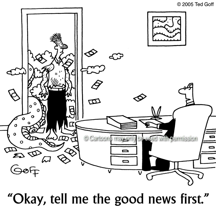 Cartoon about office