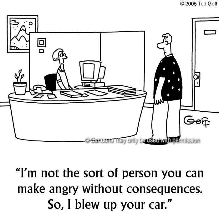 Cartoon about office