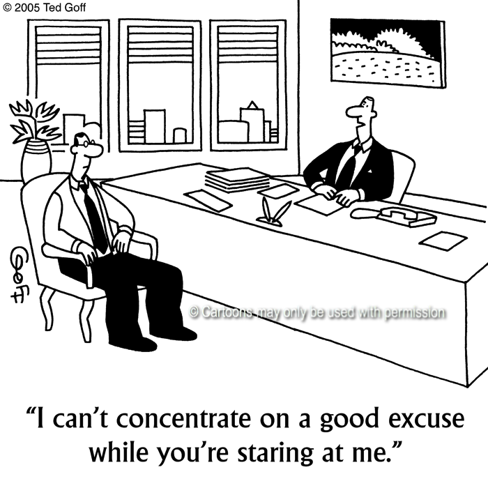 Cartoon about management