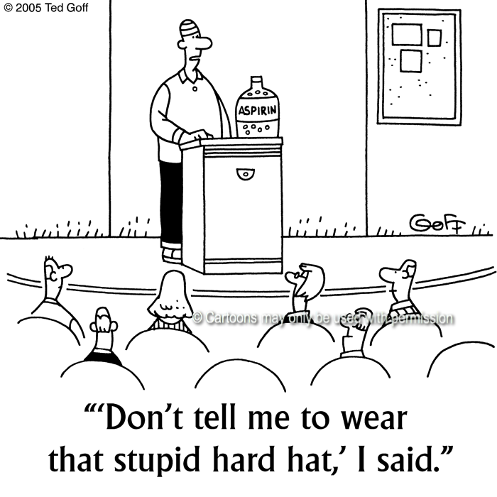 Cartoon about safety