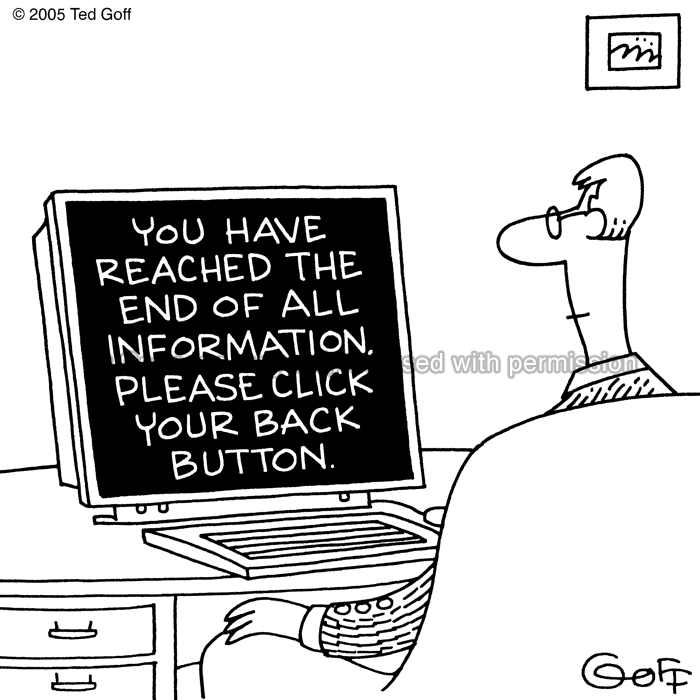 Cartoon about computer