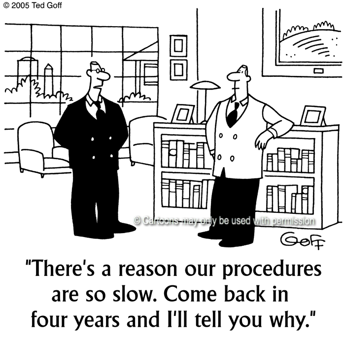 Cartoon about management