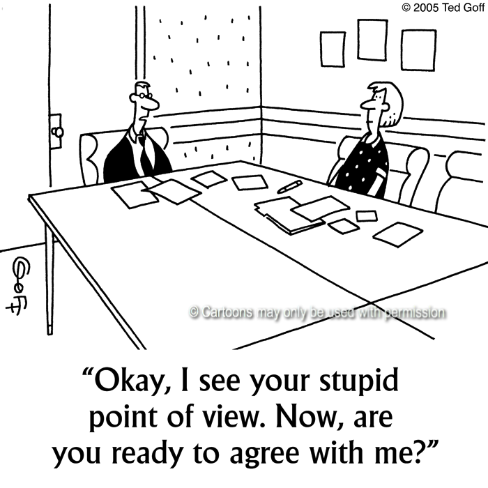 Cartoon about management