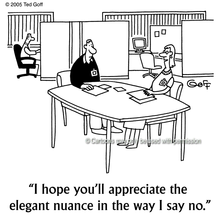 Cartoon about management