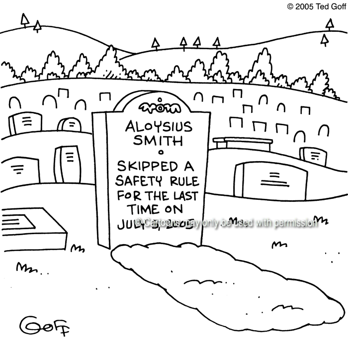 Cartoon about safety