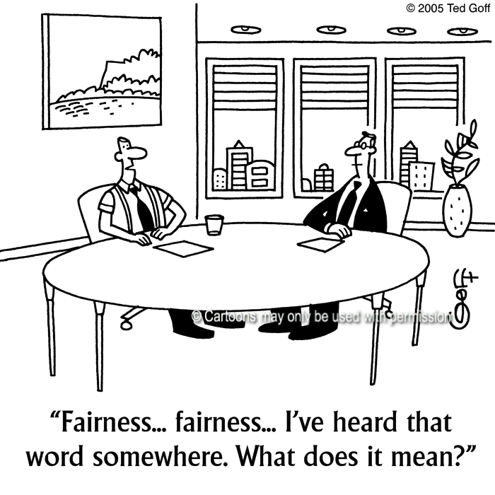 Cartoon about management