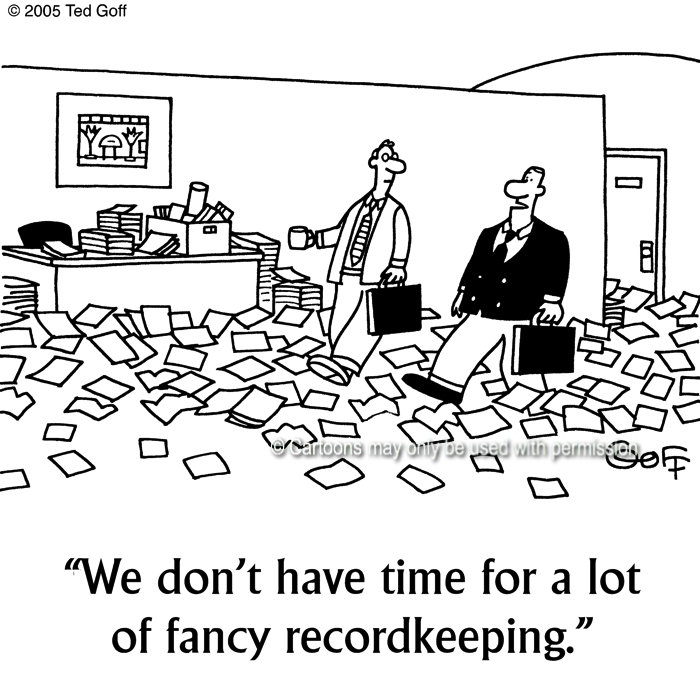 Cartoon about office